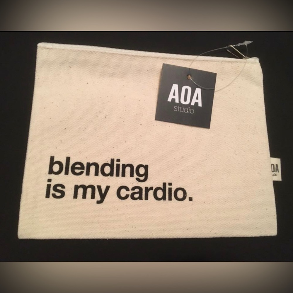 Canvas cosmetic/storage bag, new with tags.